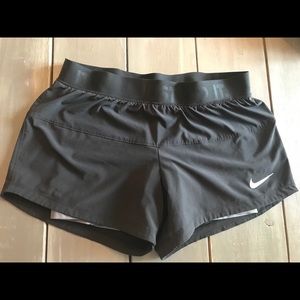 Black Nike Dri-fit workout shorts
